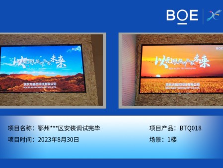 孝感鄂州**區(qū)1樓BTQ018安裝調(diào)試完畢