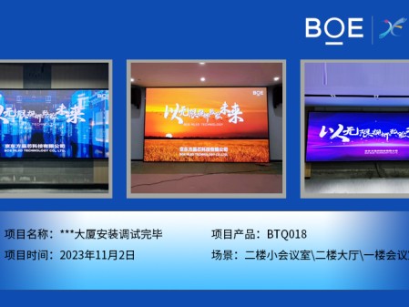 孝感**大廈二樓小會(huì)議室、二樓大廳、一樓會(huì)議室BTQ018安裝調(diào)試完畢