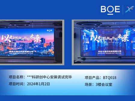 孝感***科研創(chuàng)中心3樓會議室BTQ018安裝調試完畢
