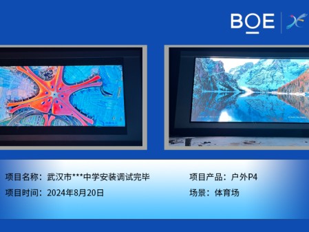孝感武漢市***中學安裝調試完畢