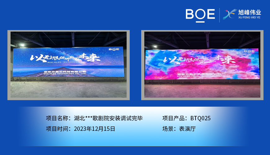 孝感湖北***歌劇院表演廳BTQ025安裝調(diào)試完畢